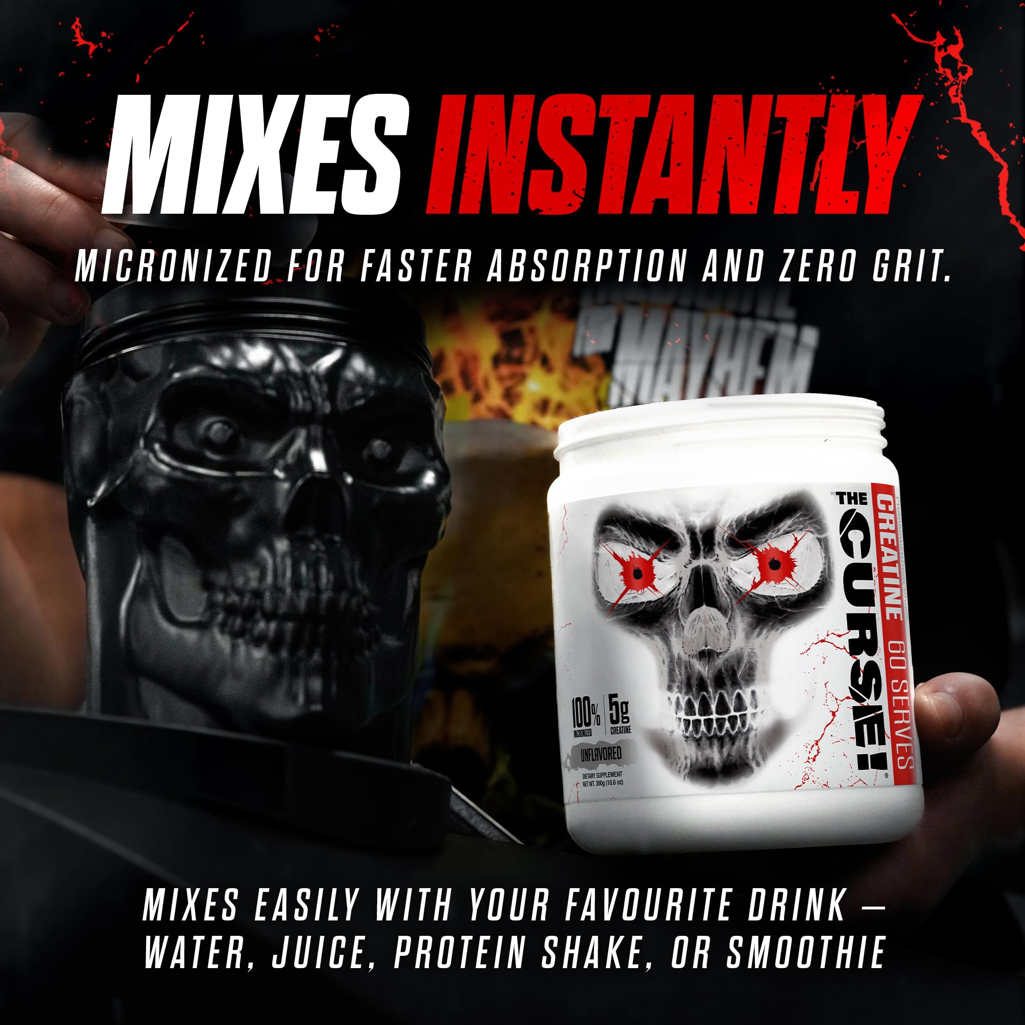 JNX SPORTS creatine product label details