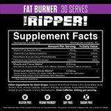 JNX SPORTS The Ripper! Thermogenic Fat Burner side view