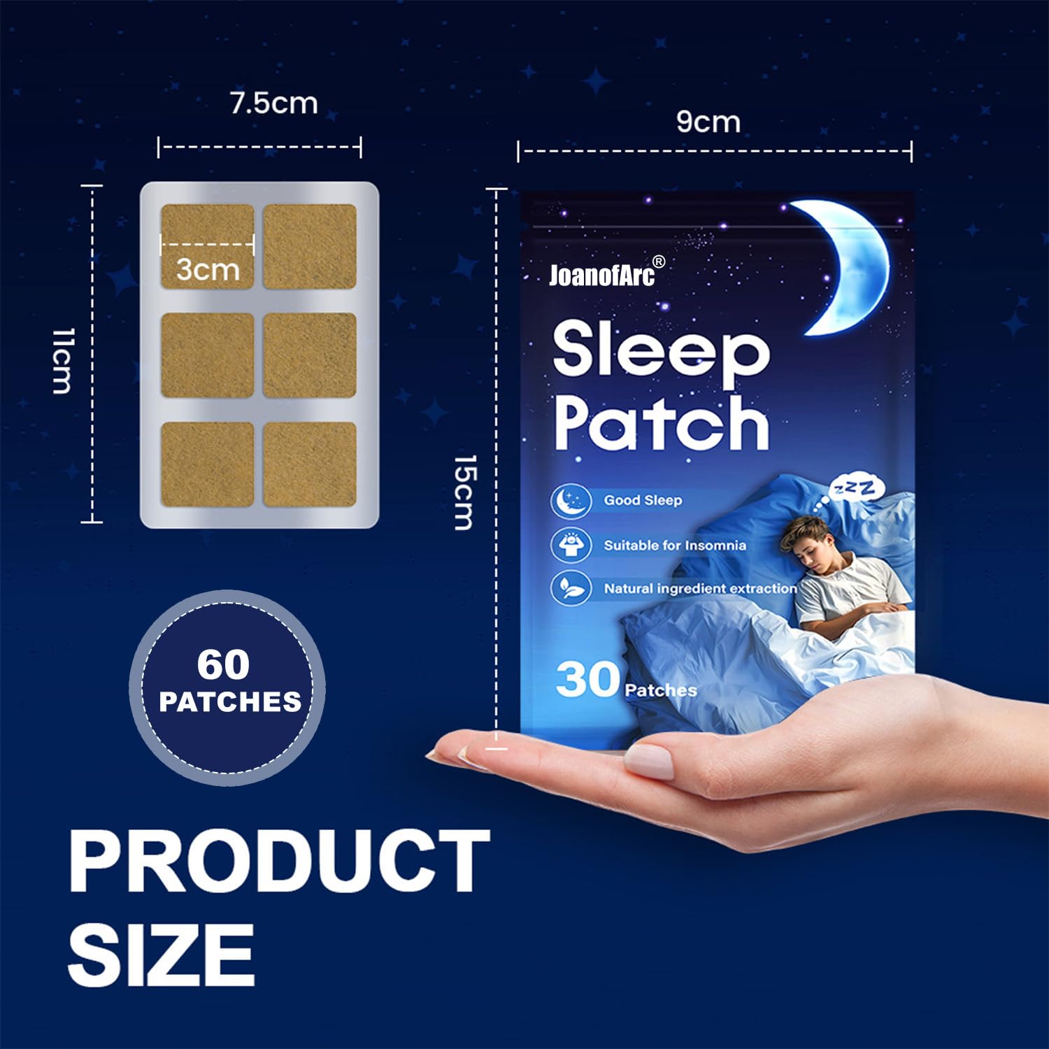 JoanofArc Sleep Patches lifestyle scene