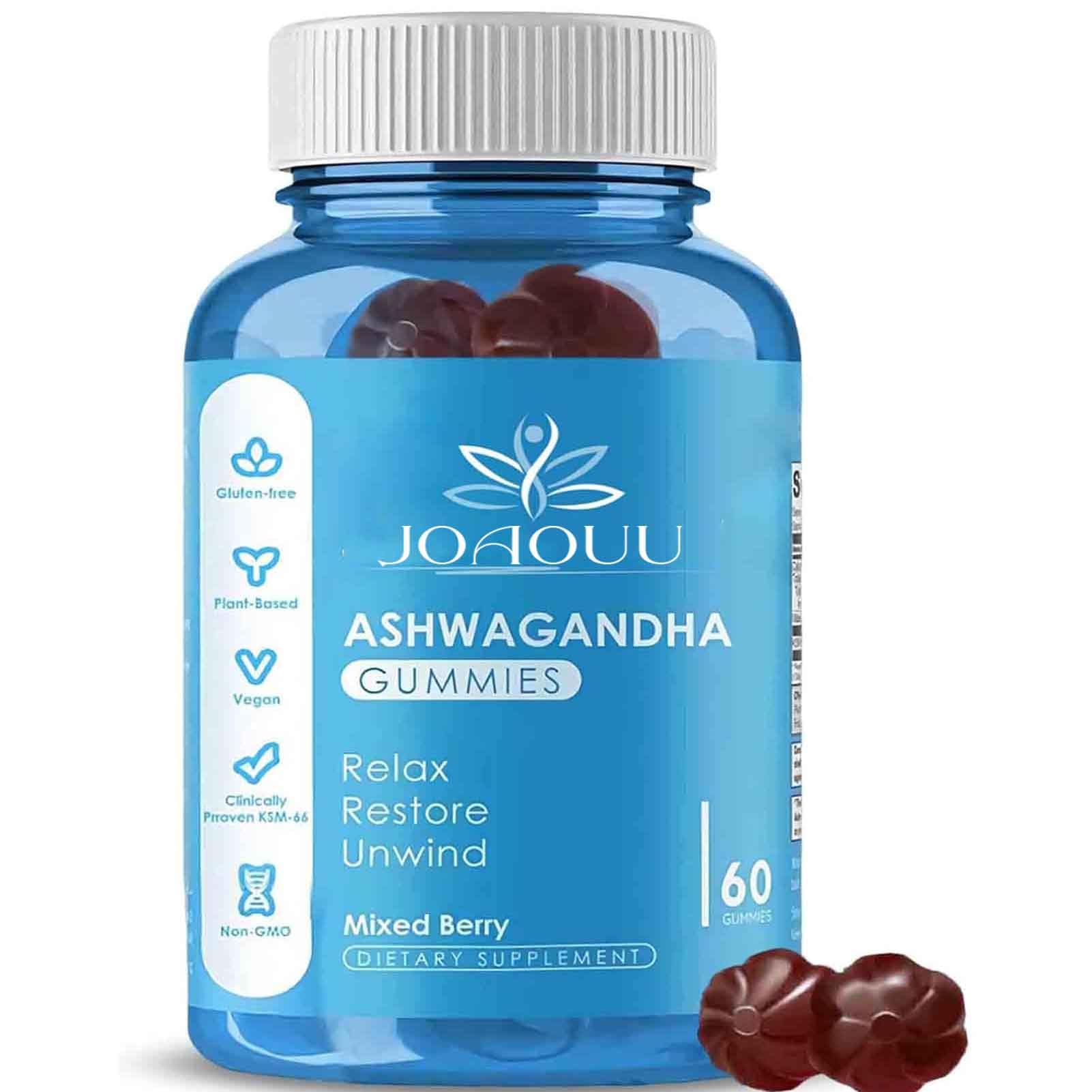 Joaouu Ashwagandha Gummies KSM-66 front view packaging