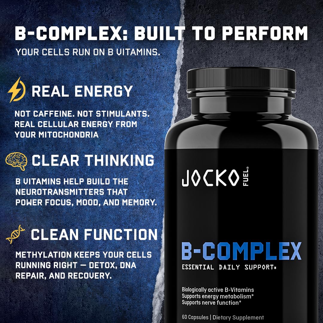 Jocko Fuel B-Complex Vitamins nutritional information