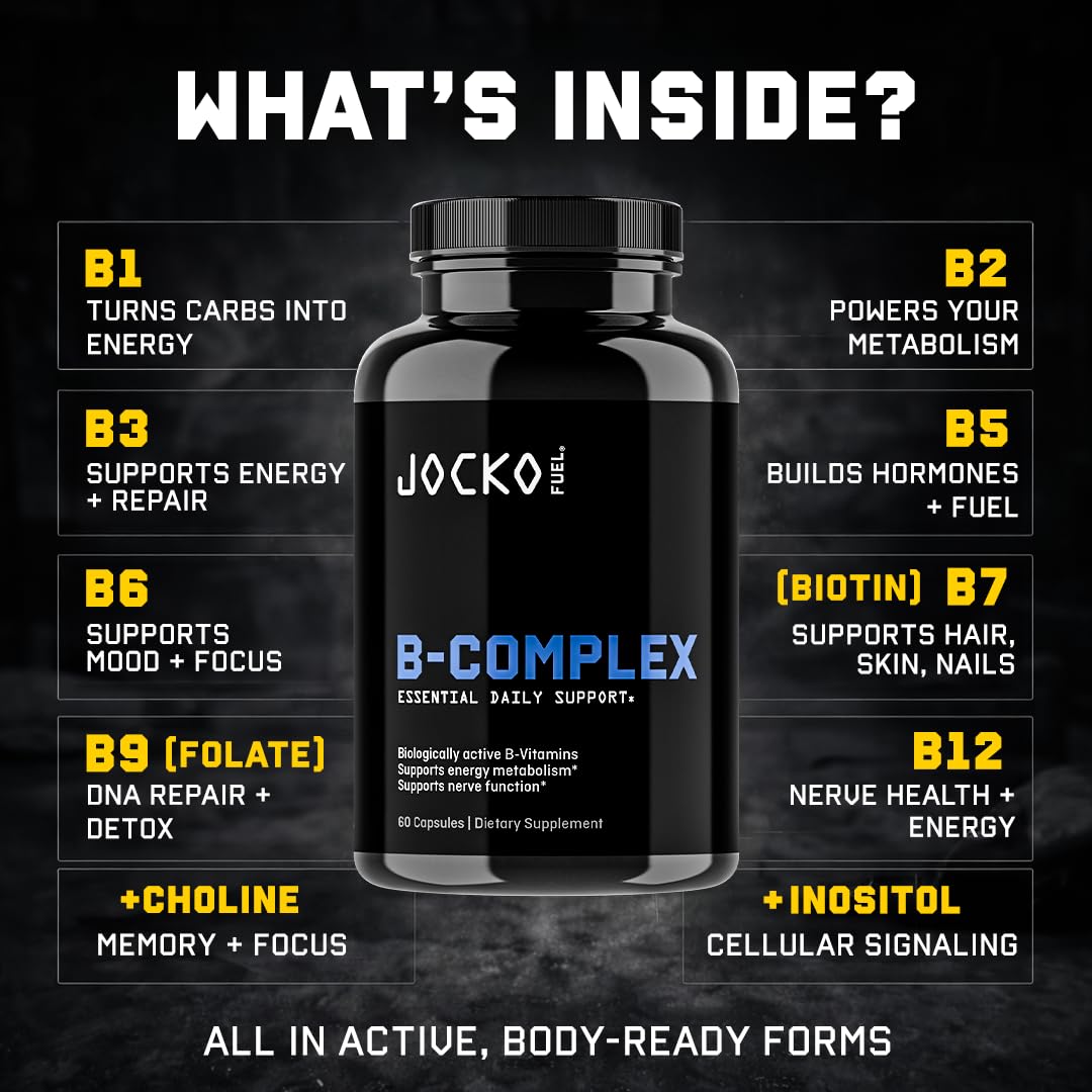 Jocko Fuel B-Complex Vitamins packaging display