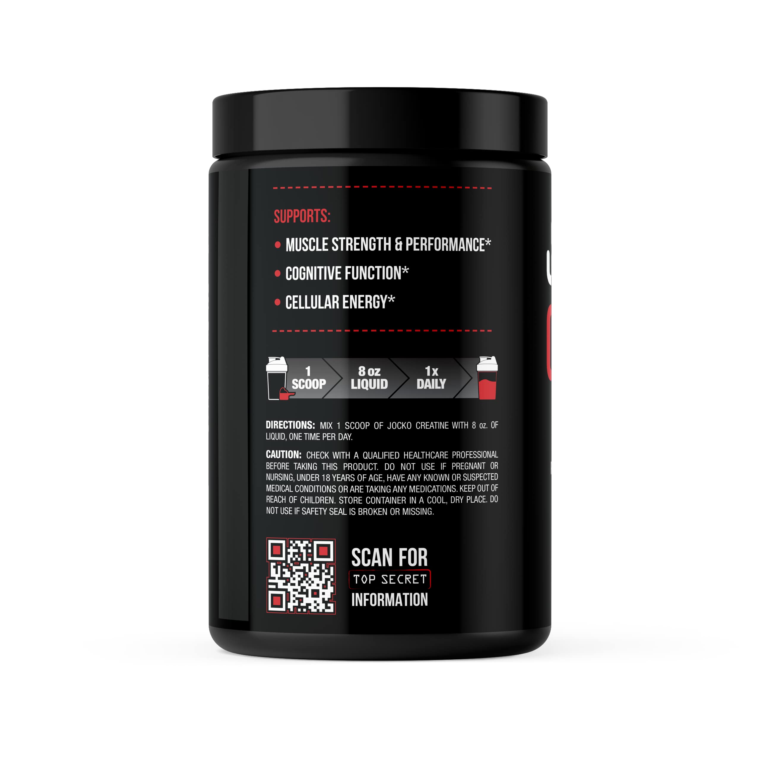 Jocko Fuel Creatine Monohydrate packet close-up