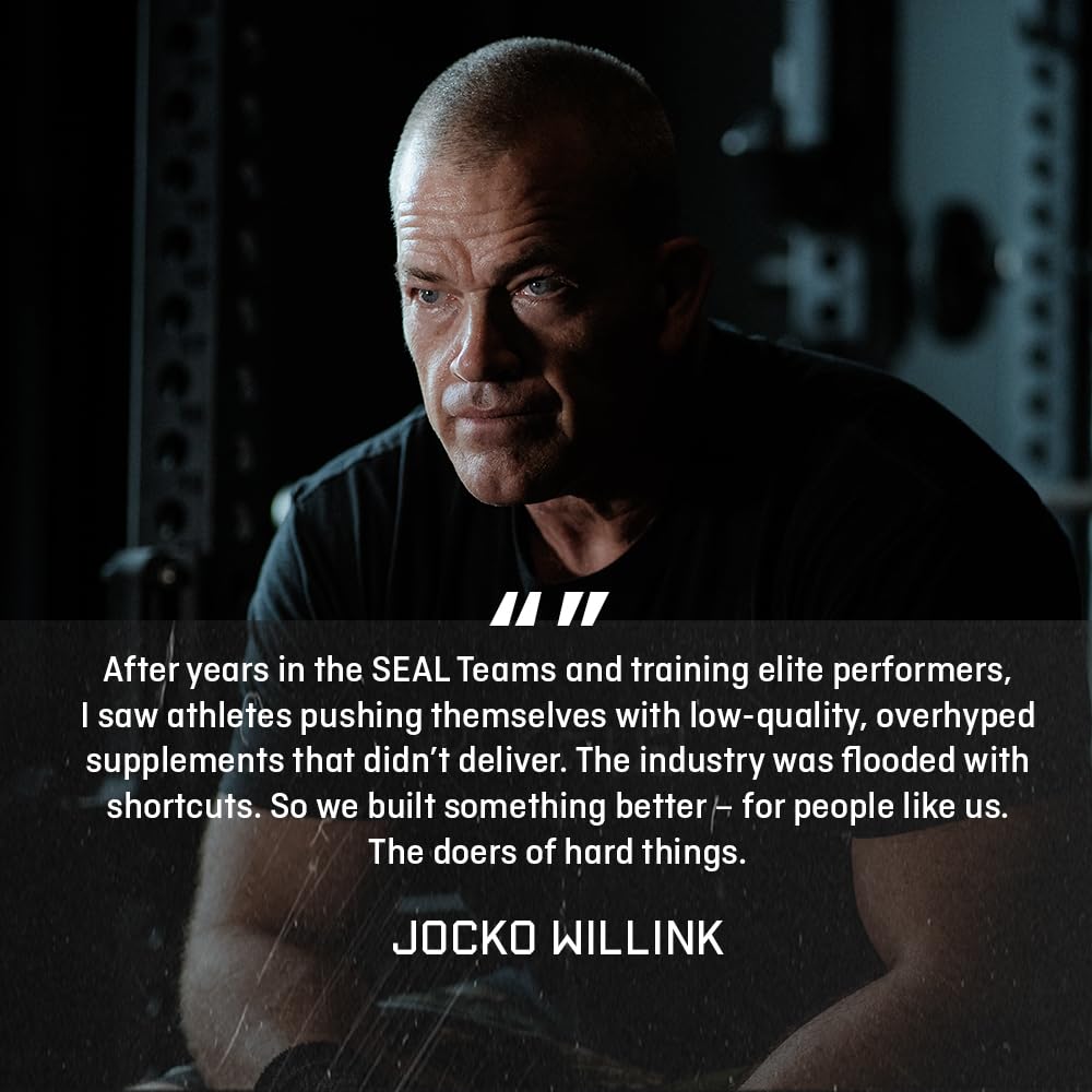 Jocko Fuel Creatine Monohydrate Packets on a fitness mat