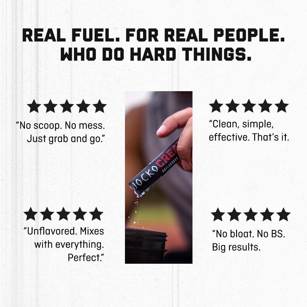 Jocko Fuel Creatine Monohydrate Packets packaging