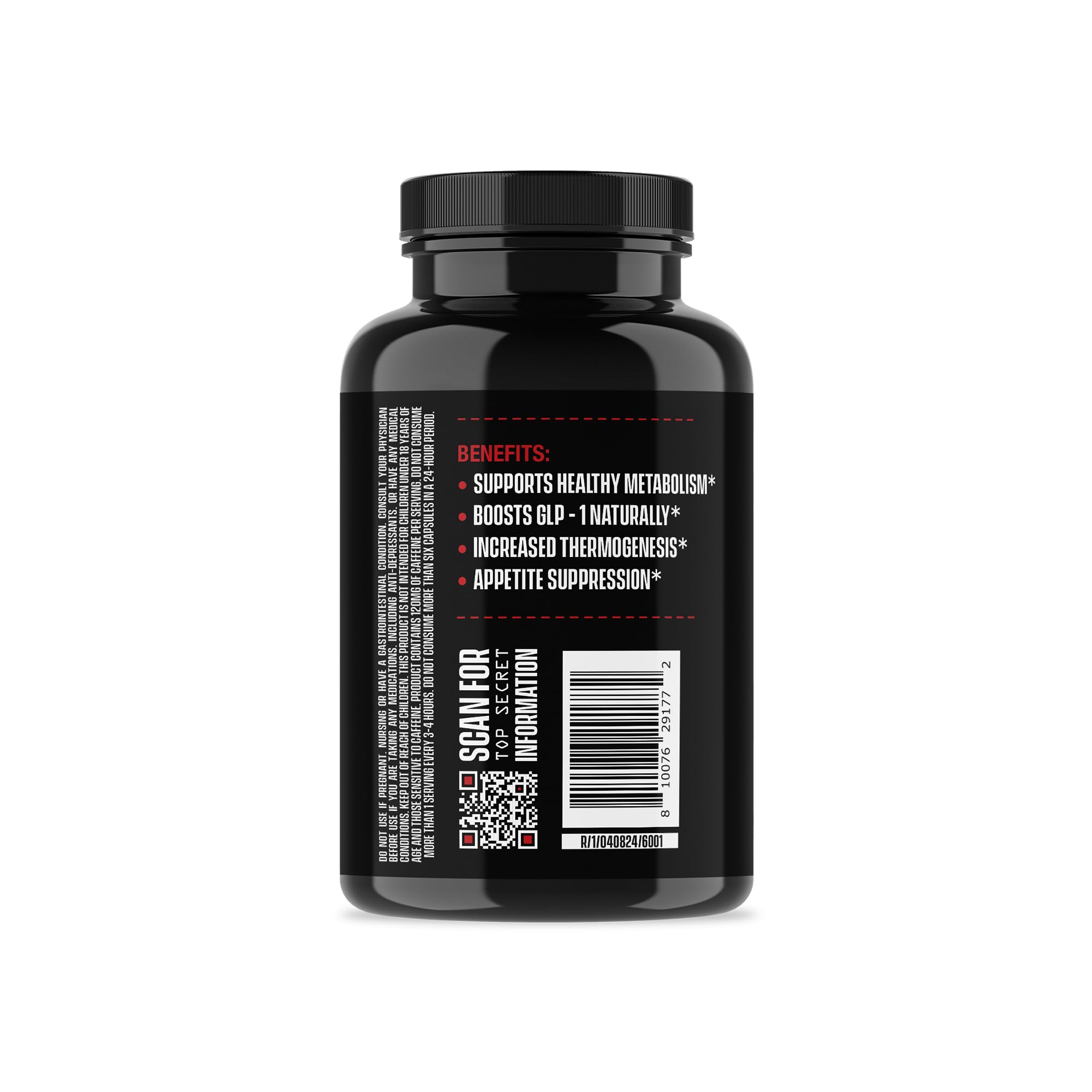 Jocko Fuel Fat Burner Supplement 68g side view