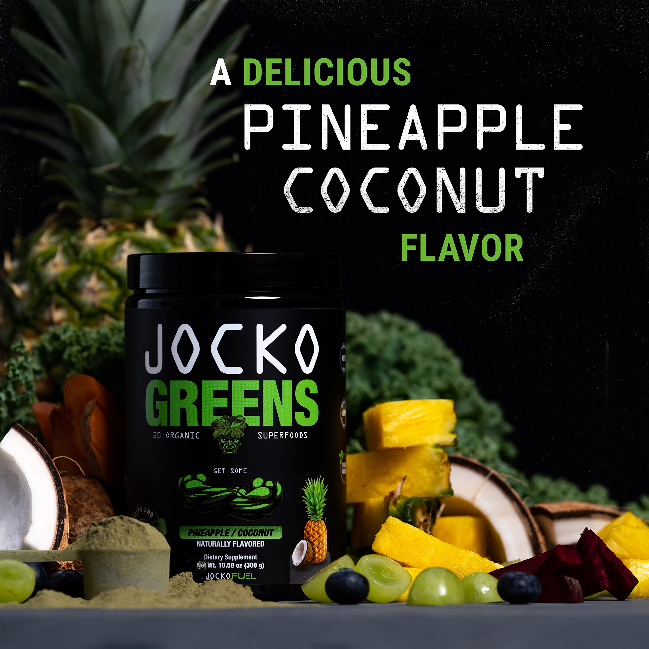 Jocko Fuel Spirulina Superfood Blend 306g ingredients list