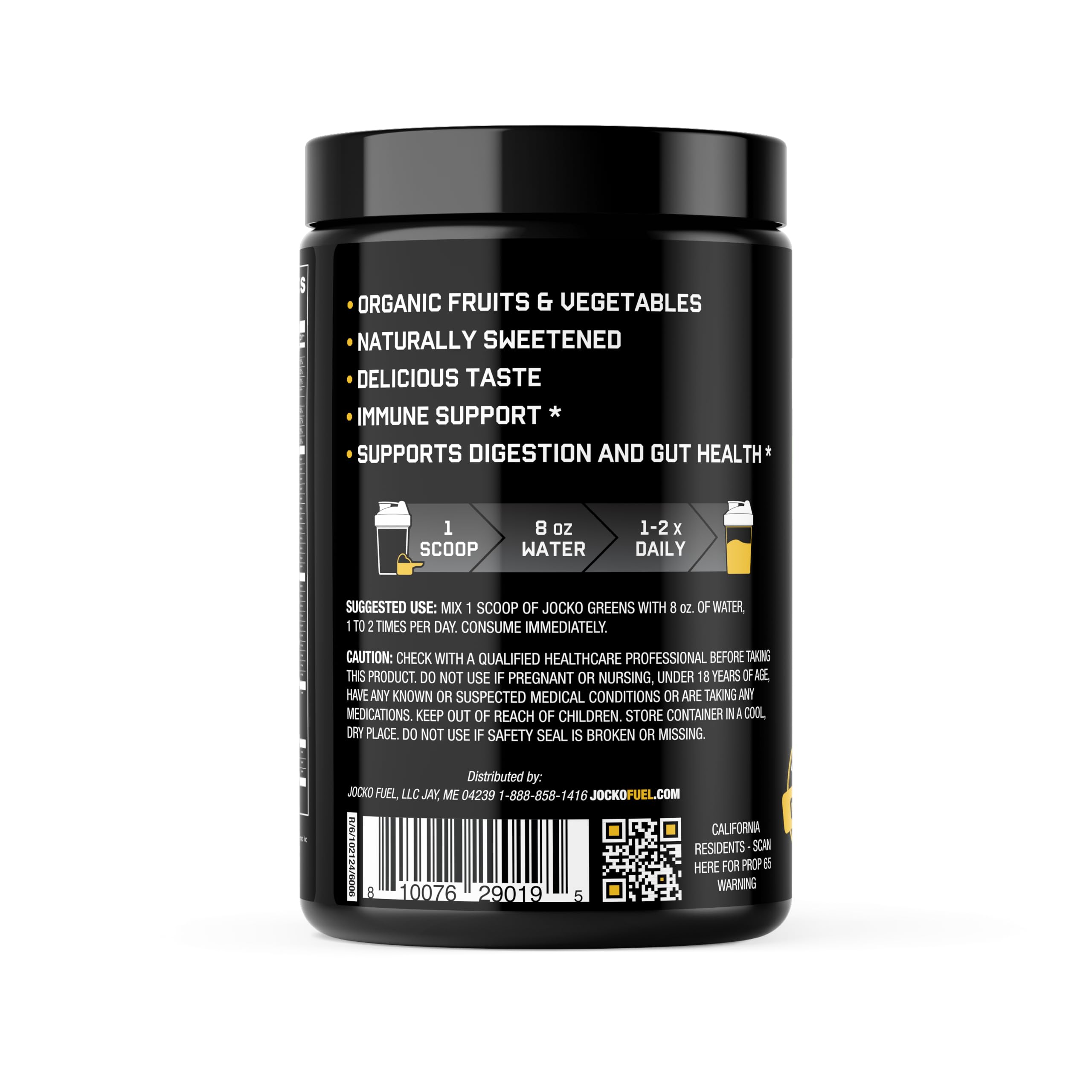 Jocko Fuel Spirulina Superfood Blend 306g packaging