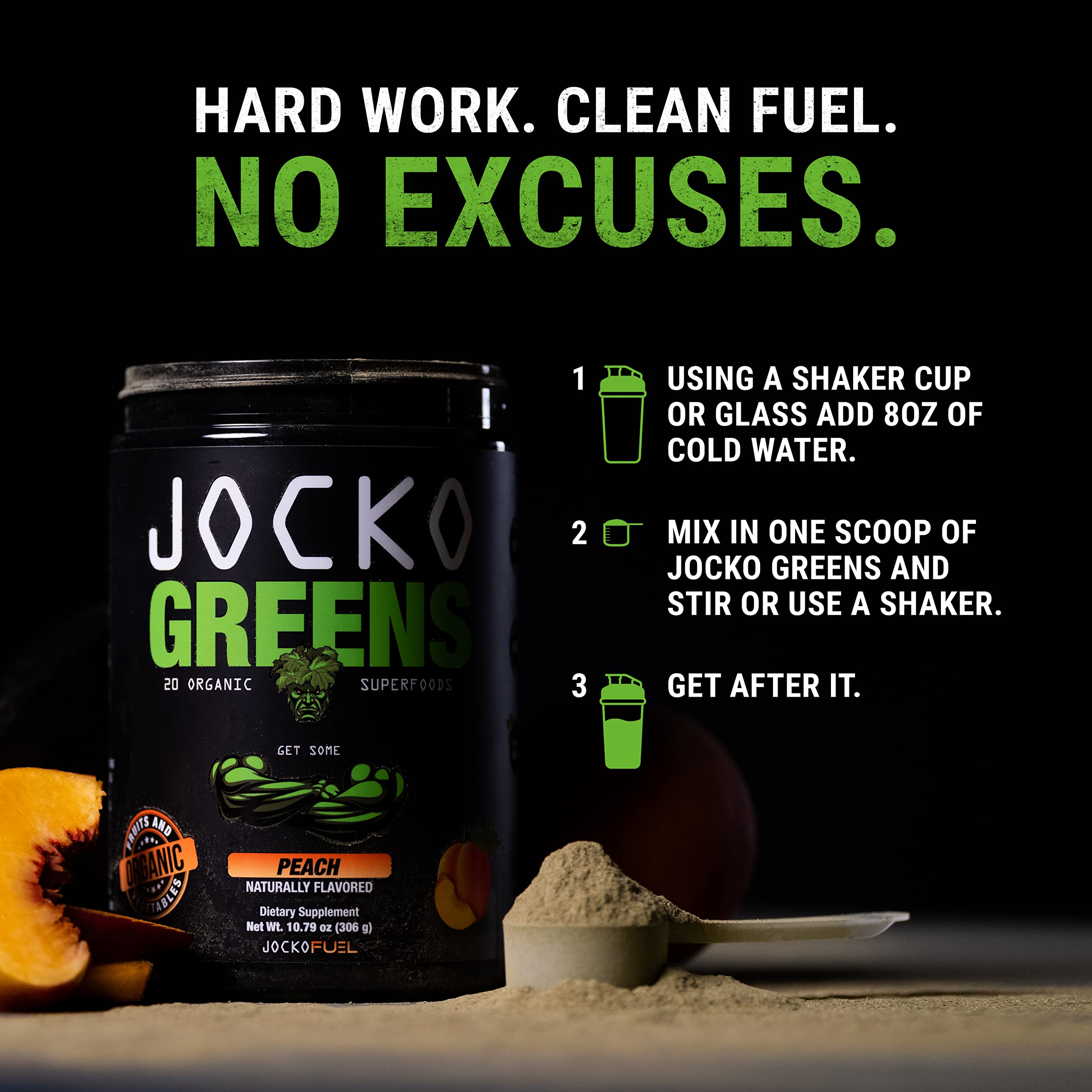 Jocko Fuel Spirulina Superfood Blend nutrition facts