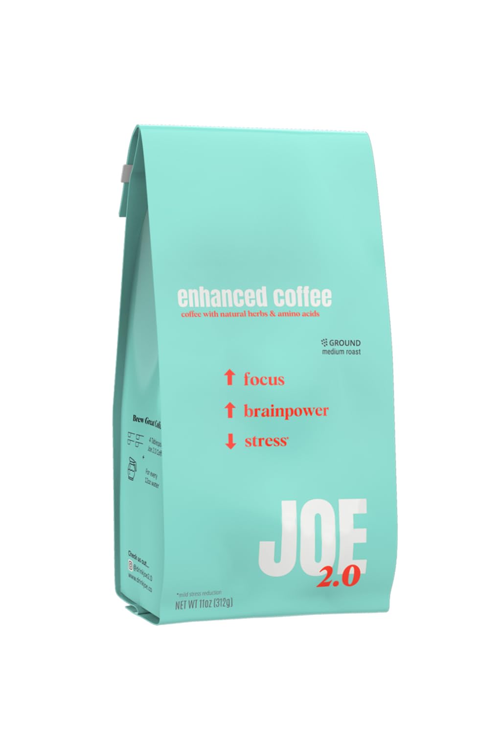 Joe 2.0 Mushroom Coffee 340g front view