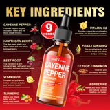JOHN RAMBO Cayenne Pepper Liquid Drops bottle with label