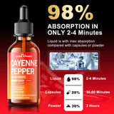 JOHN RAMBO Cayenne Pepper Liquid Drops with dropper