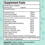 JOINT MARY Hyaluronic Acid Joint Support Capsules back label