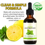 jollifish Lemon Balm Drops bottle with label