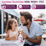 JolliMoo Lactase Enzyme Gummies packaging side view