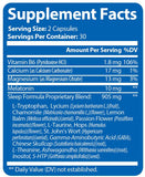 Jones Nutra Rest Assured Supplement capsules on a table