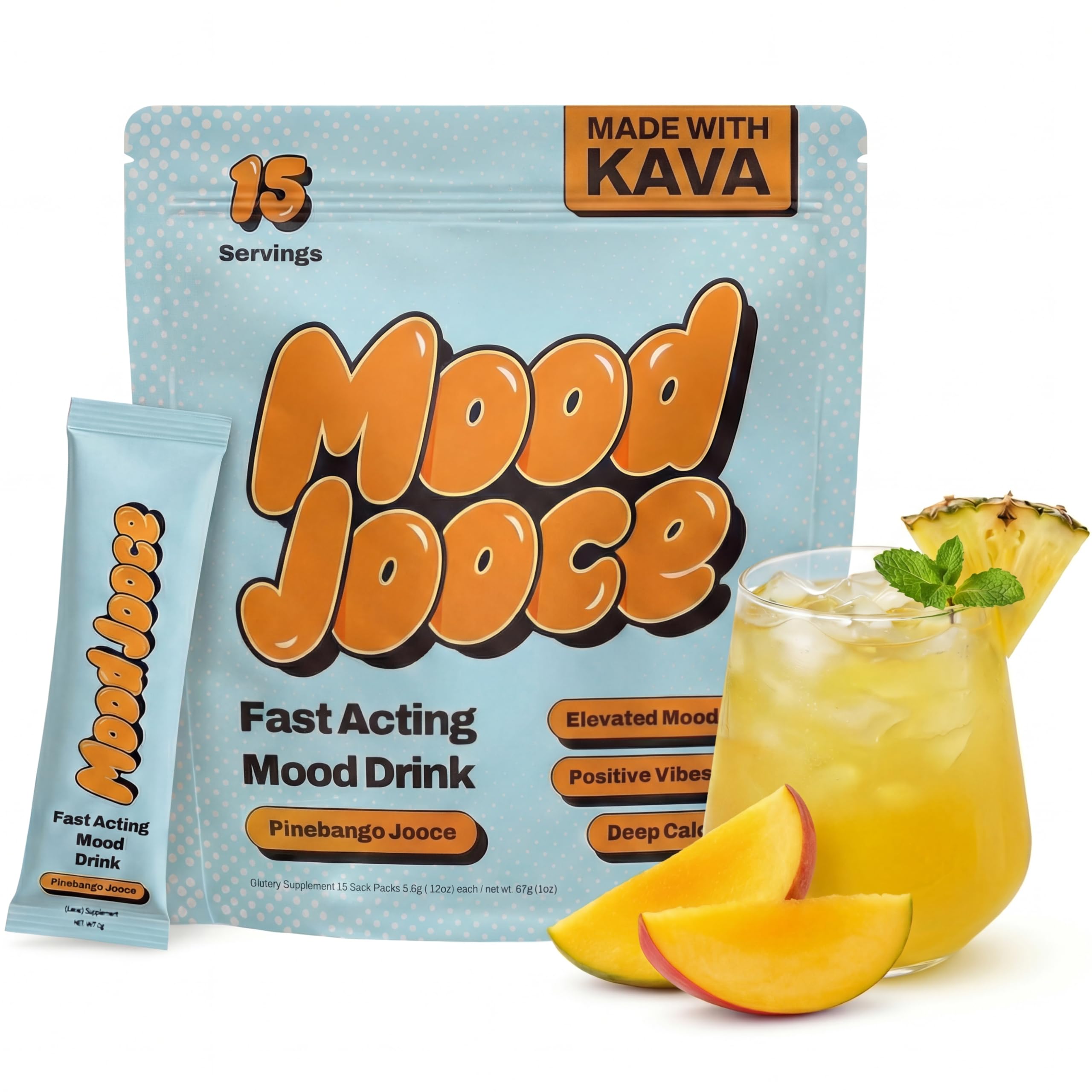 jooce works Mood Jooce Kava Kava Supplement front view