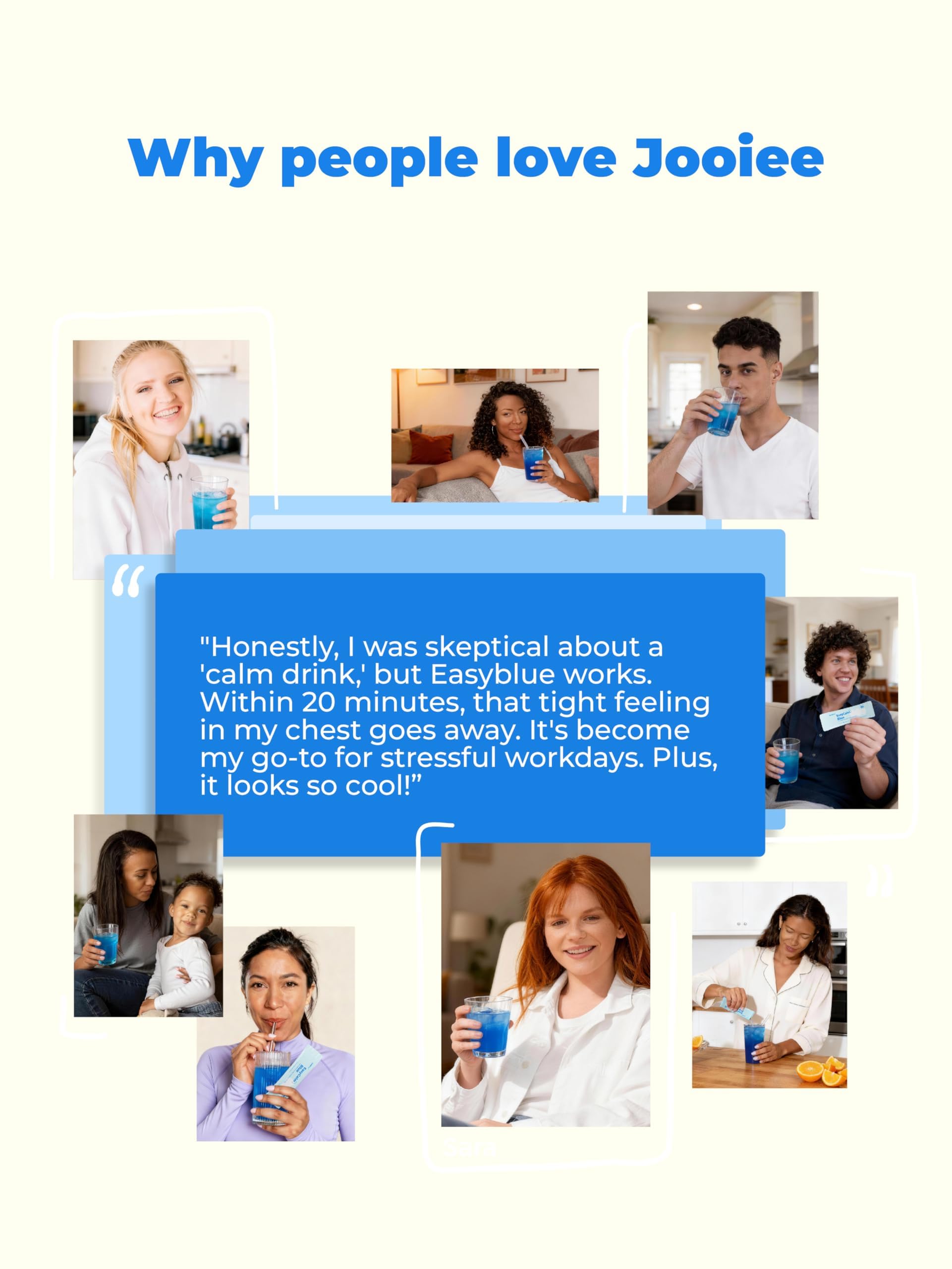 JooieeNu Magnesium Glycinate Drink Mix lifestyle scene