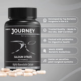 Journey Bariatric Vitamins Calcium Citrate side view showing capsule size