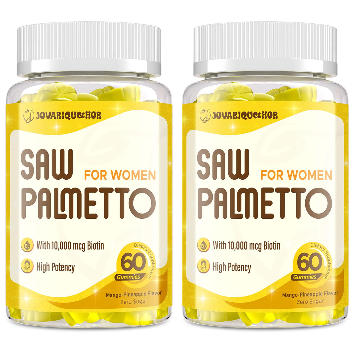 Jovariquethor Extra Strength Saw Palmetto Gummies front view