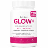 Jovi Glow Collagen Gummies front view with packaging