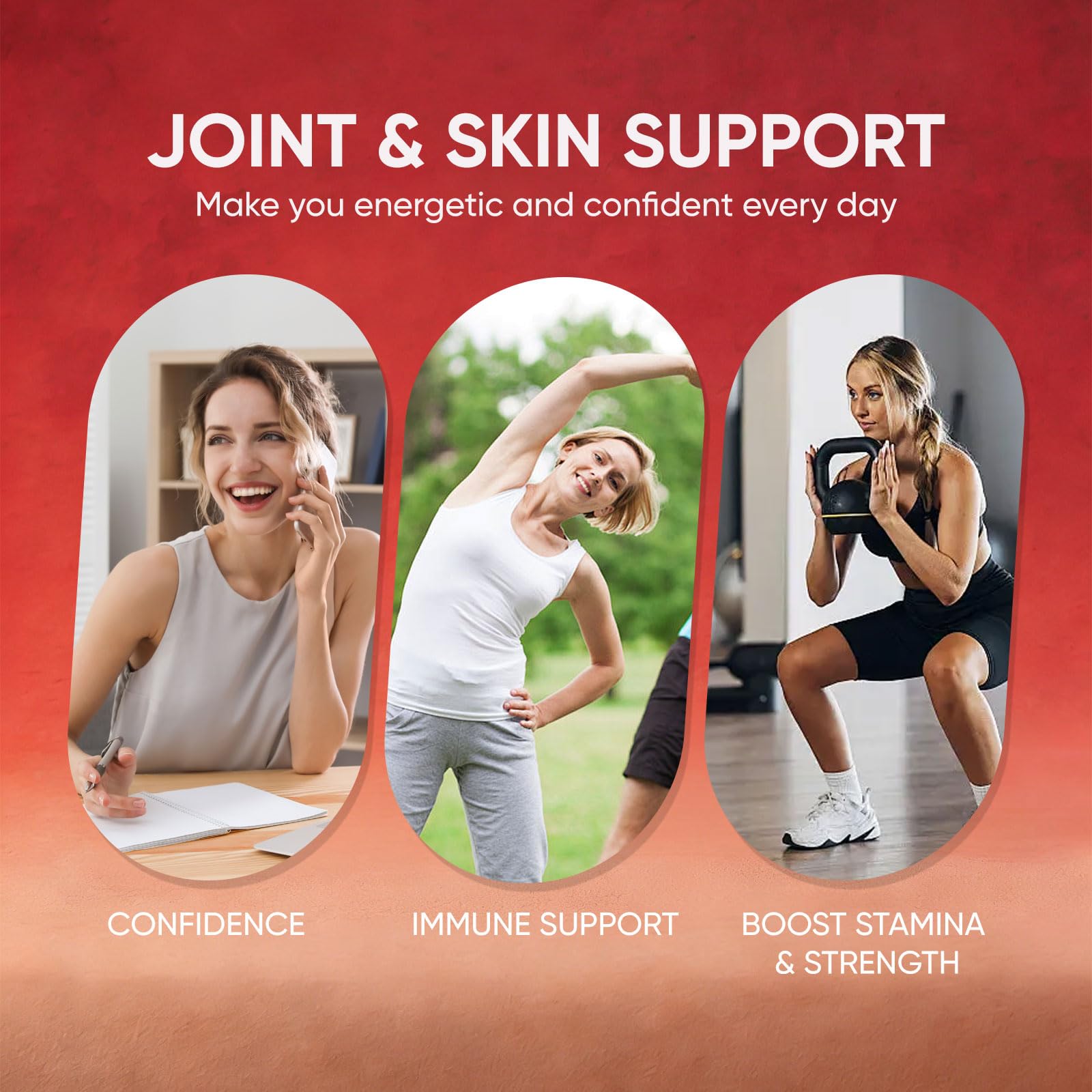 JOVI GLOW Tart Cherry Extract Capsules on a wooden table