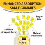 Jovianoy SAM-e Gummies bottle with a hand holding it