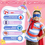 JOVITHEA Iron Gummies for Kids gummies close-up