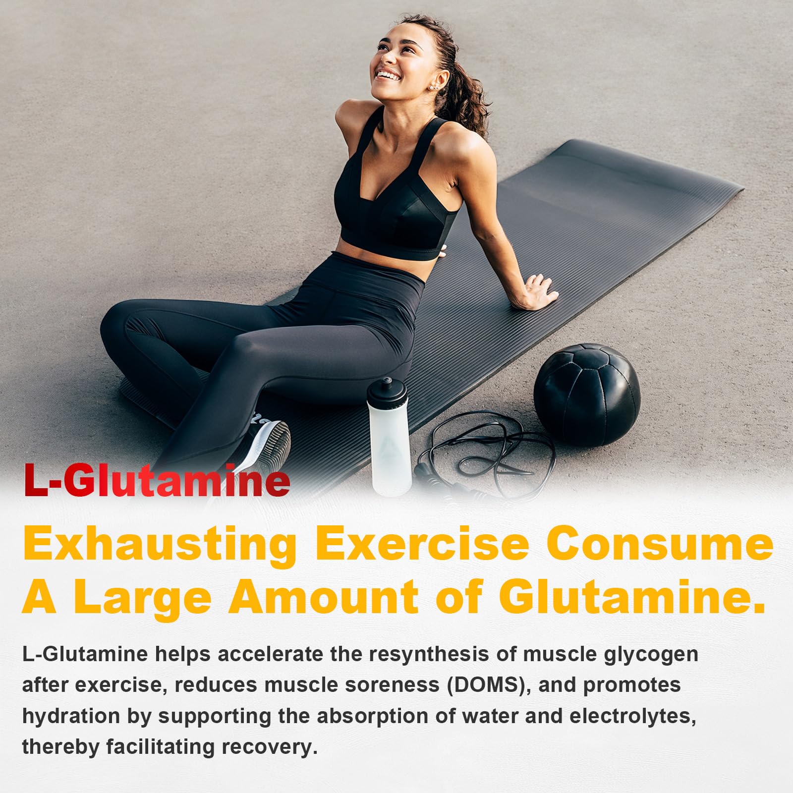 JOVITHEA L-Glutamine Gummies bottle top view