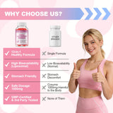 JOVITHEA Liposomal Glutathione supplement with fresh strawberries