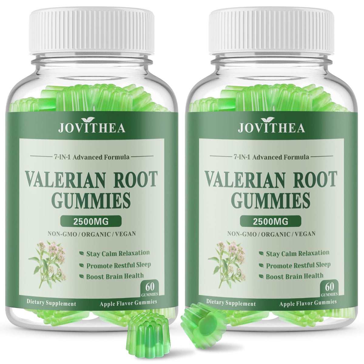 JOVITHEA Valerian Root Gummies 2500mg front view