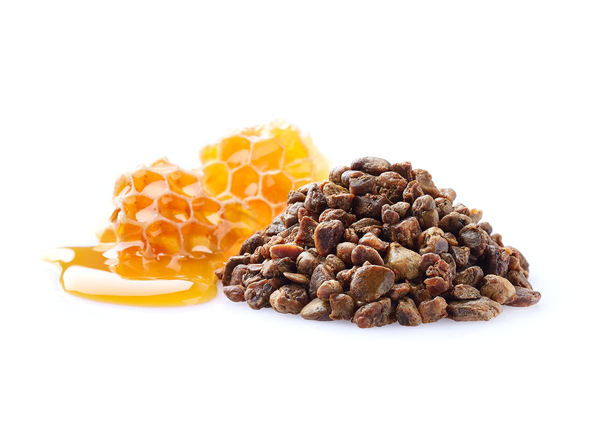 Jovvily Bee Propolis Powder 240g in a kitchen setting