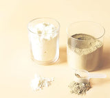 Jovvily Kelp Extract Powder 454g in a kitchen setting with smoothie ingredients