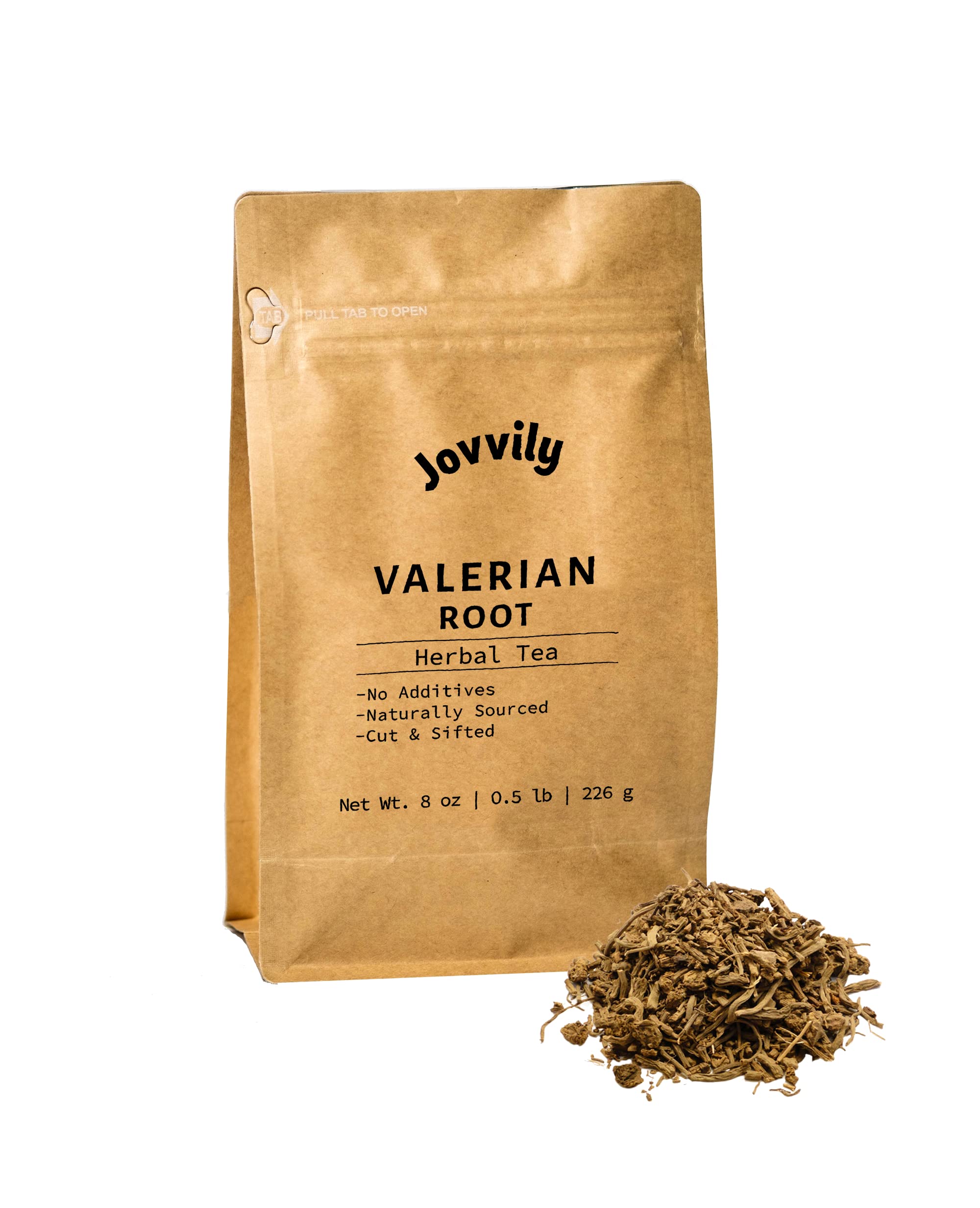 Jovvily Valerian Root 227g front view packaging