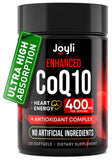 JOYLI Nutrition CoQ10 400mg Softgels front view