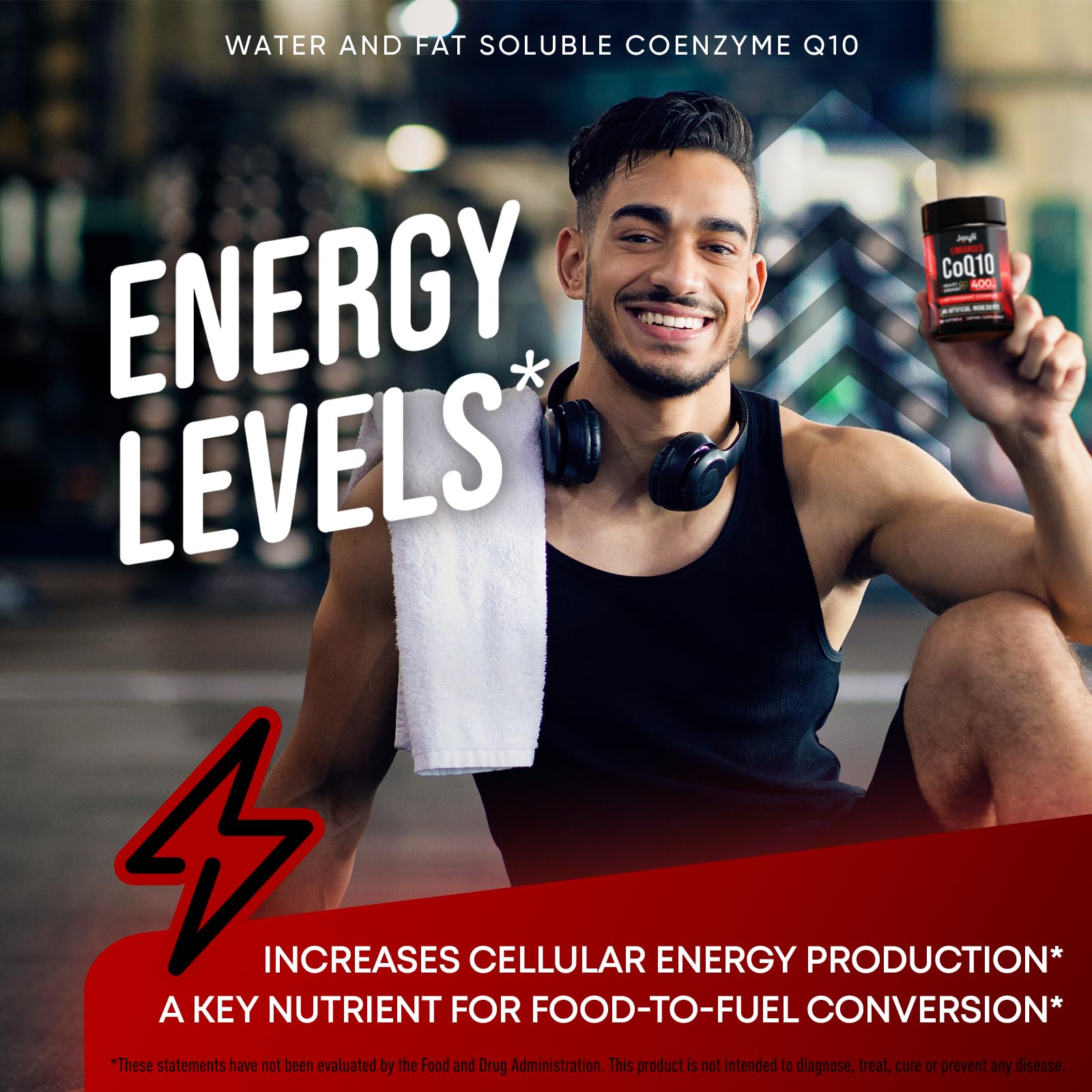 JOYLI Nutrition CoQ10 400mg Softgels in packaging