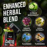 JOYLI Nutrition CoQ10 500mg supplement lifestyle scene