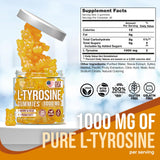 JOYLI Nutrition L Tyrosine Gummies close-up of gummies