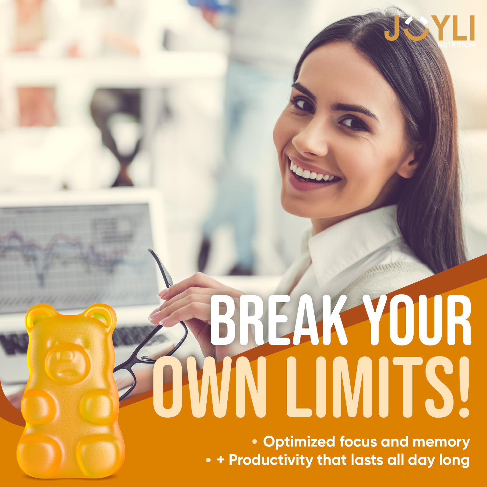 JOYLI Nutrition L Tyrosine Gummies nutritional information
