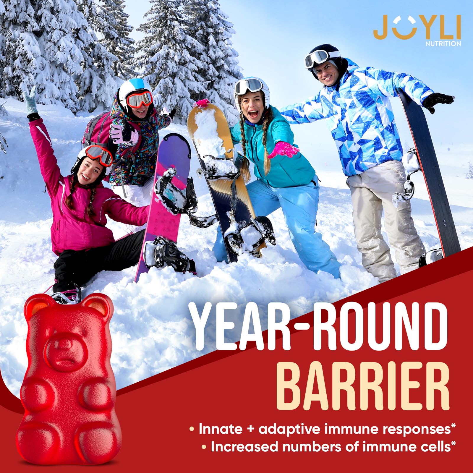 JOYLI Nutrition Quercetin gummies with ingredients