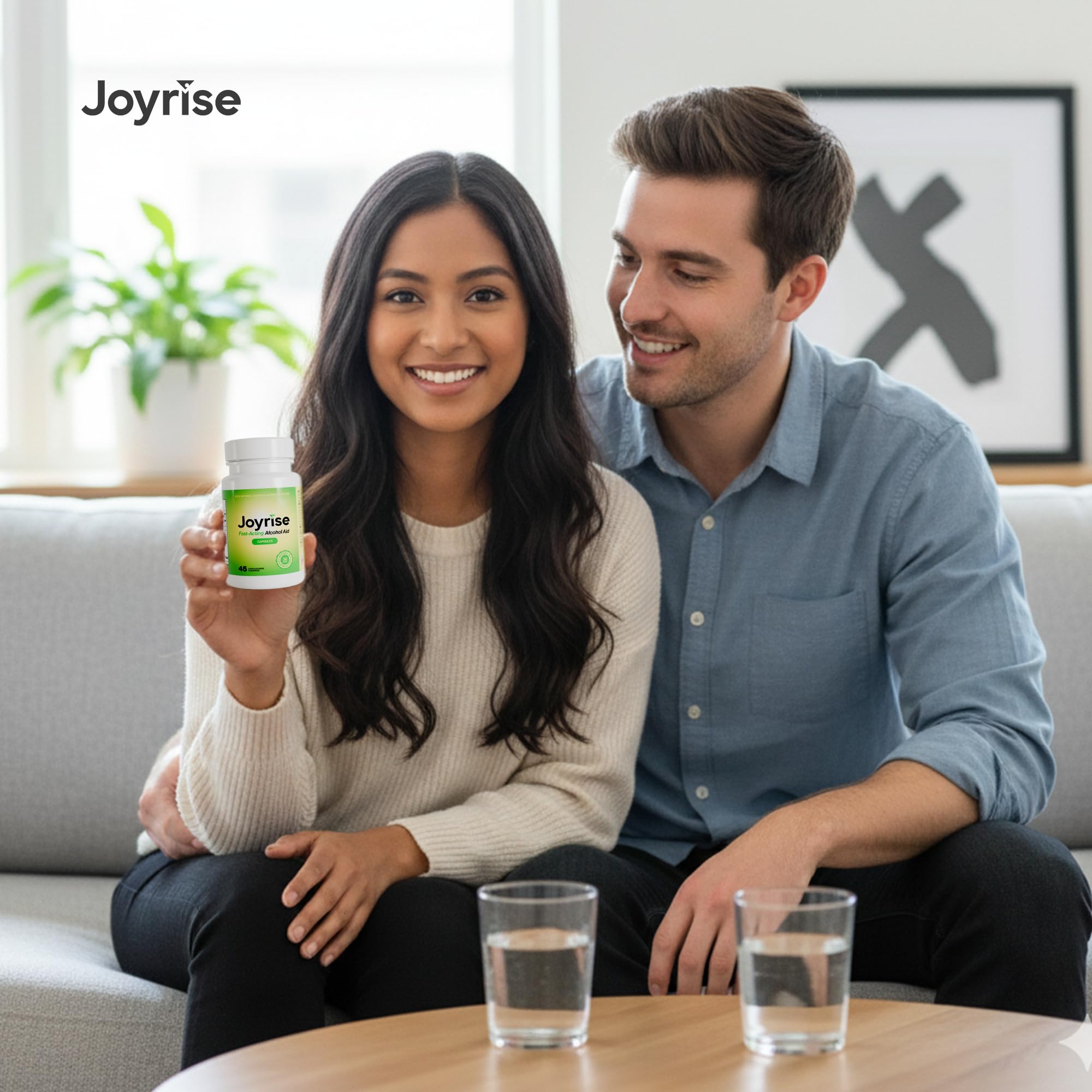 Joyrise Morning use Formula Capsules on a kitchen counter