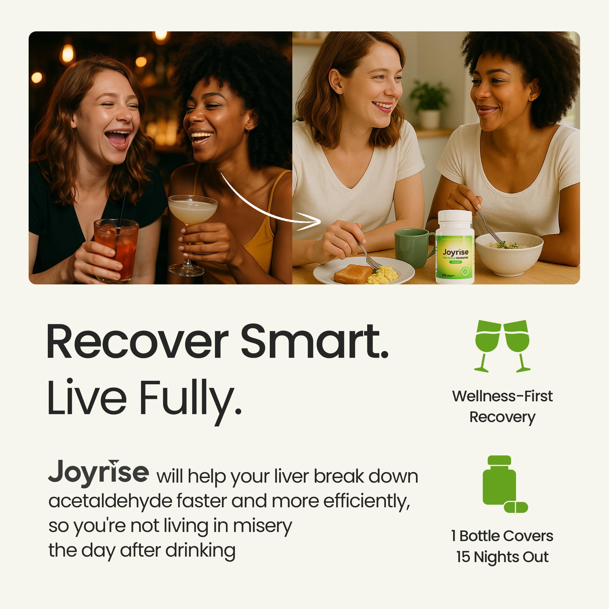 Joyrise Morning use Formula Capsules side view