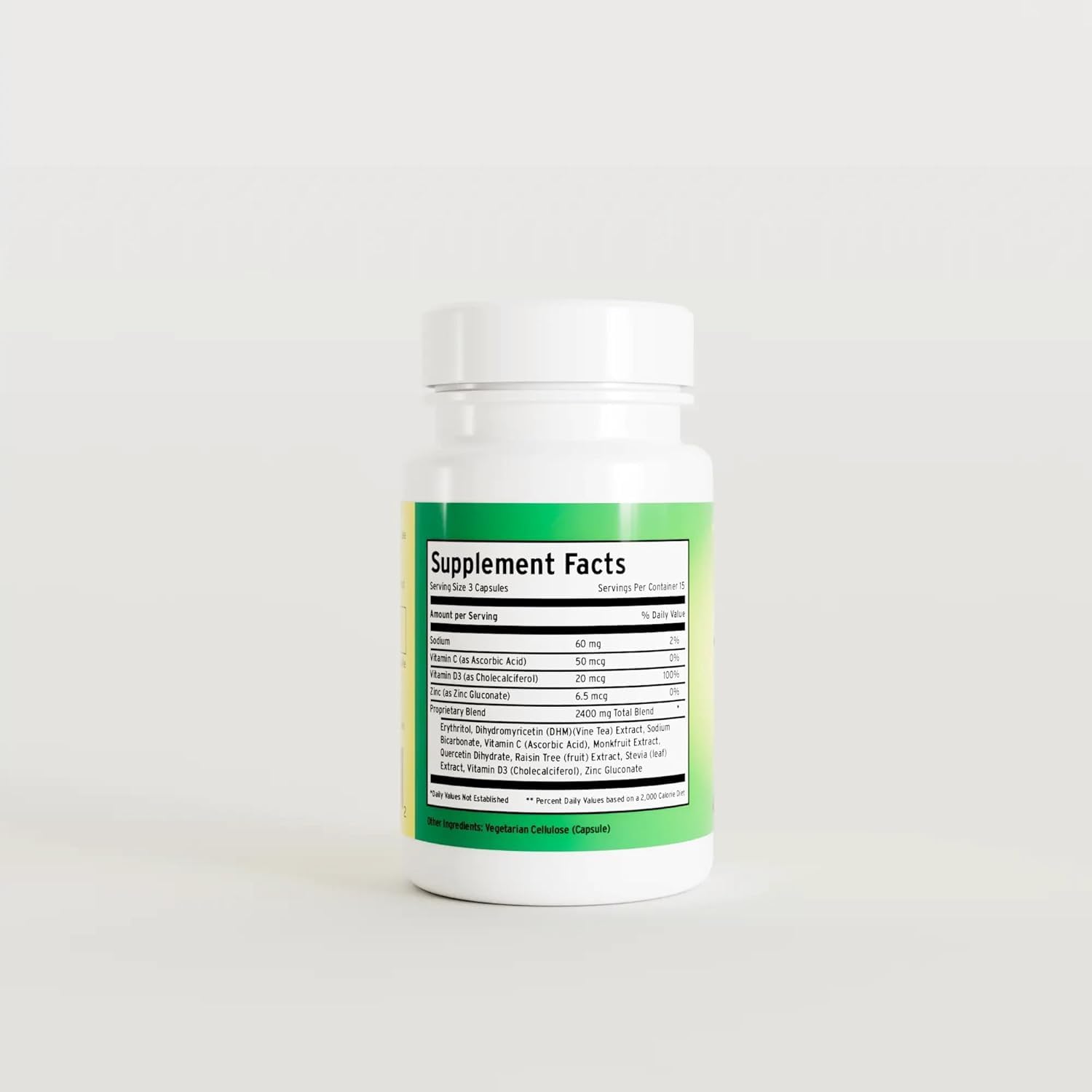 Joyrise Morning use Formula Capsules with ingredients displayed