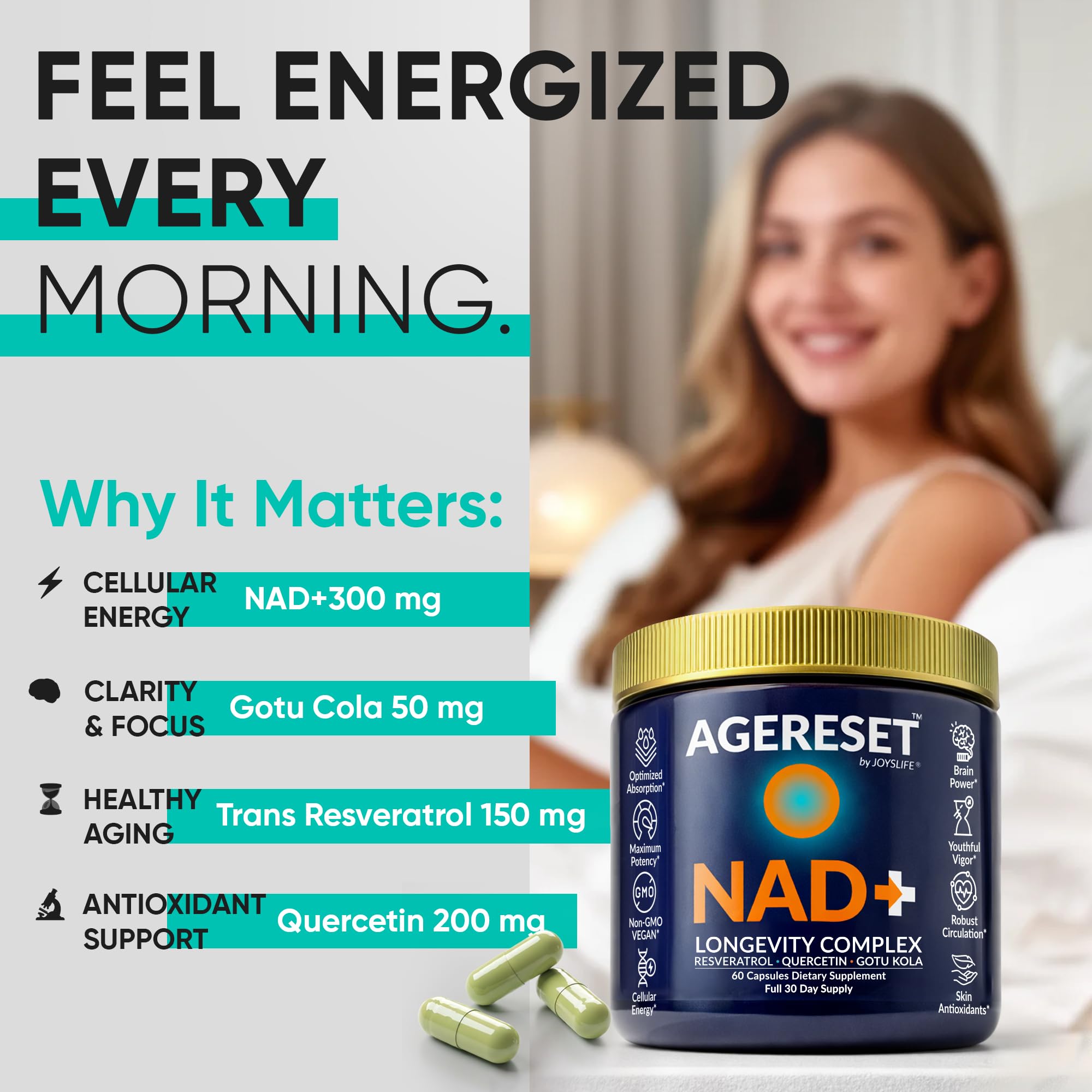 JoysLife Resveratrol Supplement in a lifestyle setting