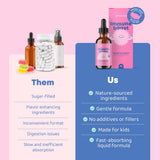 JoySpring Echinacea Elderberry daily wellness Drops dropper close-up