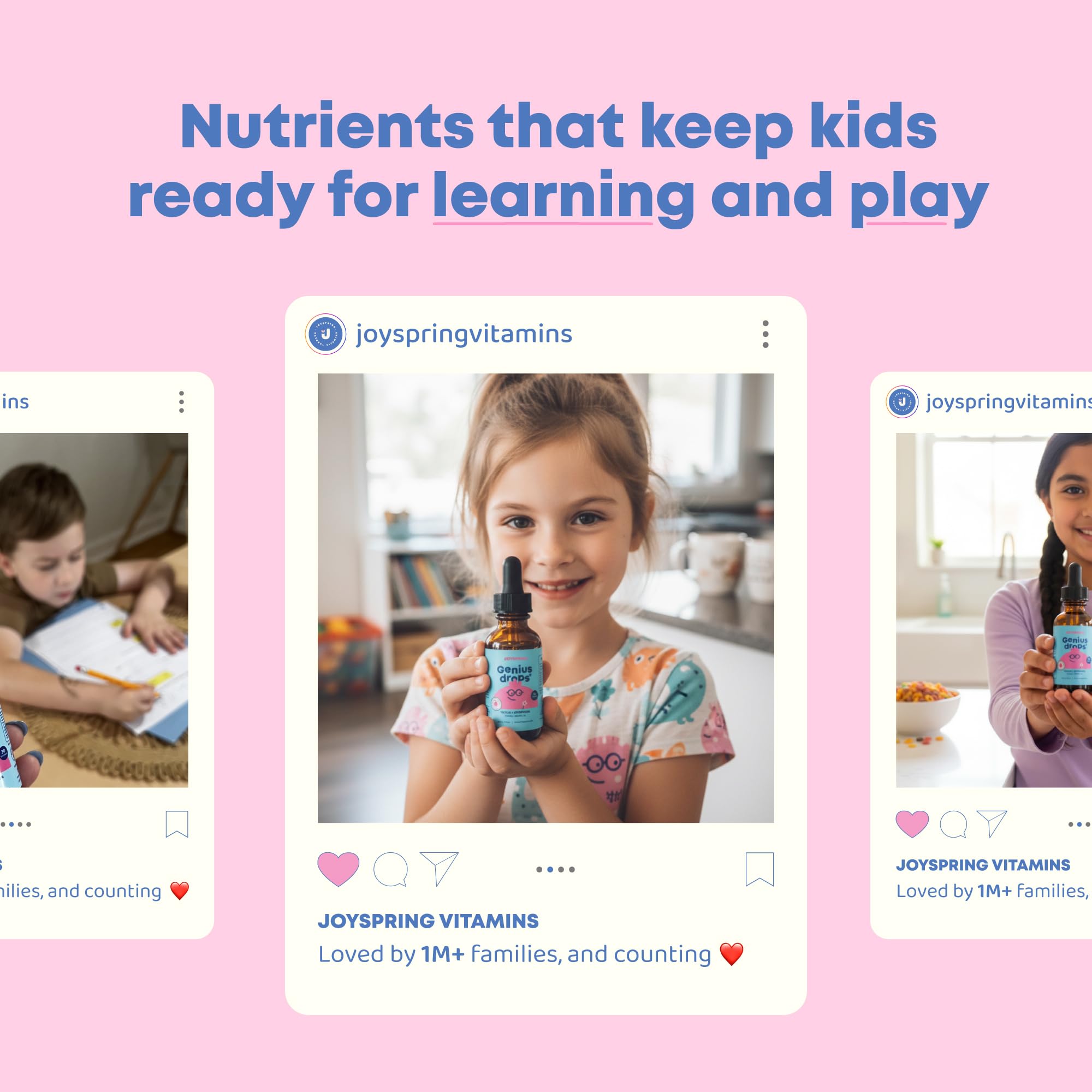 JoySpring Genius Drops Smartberry Vanilla ingredients list