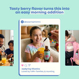 JoySpring Kids Chlorophyll Drops 18g in a glass of water