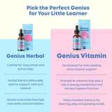 JoySpring Kids Liquid B-Complex Vitamin bottle with dosage spoon