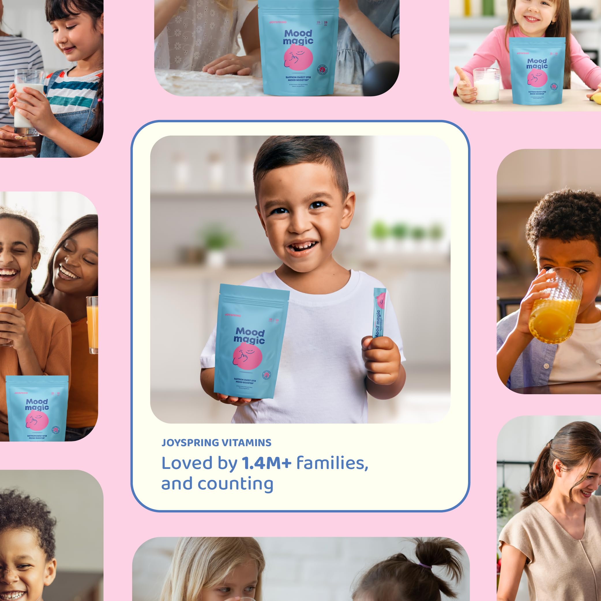 JoySpring Mood Magic for Kids fruity flavour pixie sticks
