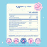 JoySpring Mood Magic for Kids supplement with fruits background